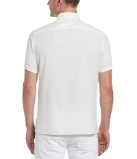 Perry Ellis Diamond Dobby Short Sleeve Woven Shirt