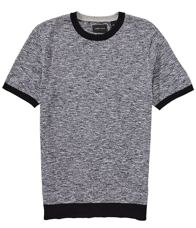 Perry Ellis End-On-End Slub Short Sleeve T-Shirt