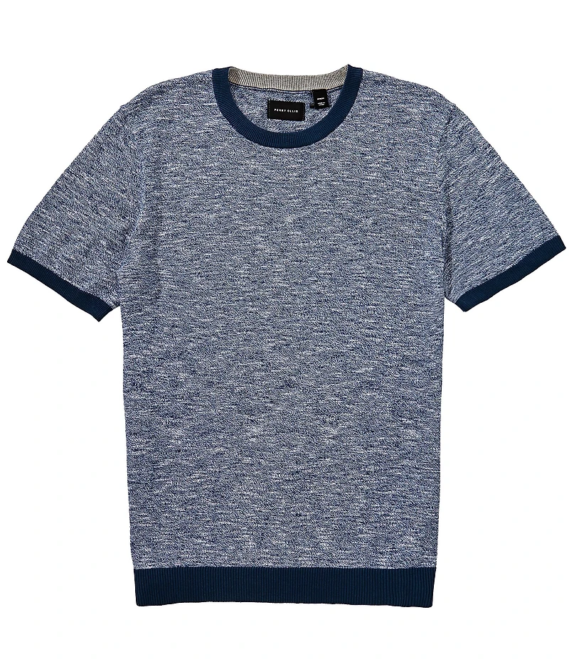 Perry Ellis End-On-End Slub Short Sleeve T-Shirt
