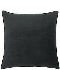 Perry Ellis Halifax Faux Suede Filled Euro Sham