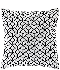 Perry Ellis Halifax Reversible Square Decorative Pillow