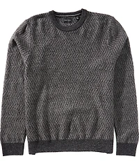 Perry Ellis Herringbone Crew Neck Sweater