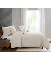 Perry Ellis Kyoto Velvet Stitched Square Pillow