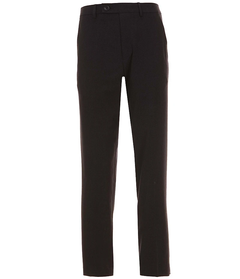 Perry Ellis Mini Check Flat Front Dress Pants