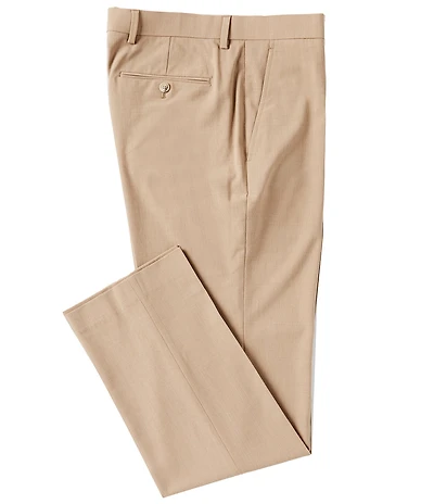 Perry Ellis Premium Tailored Flat Front Glen Plaid Pattern Dress Pants