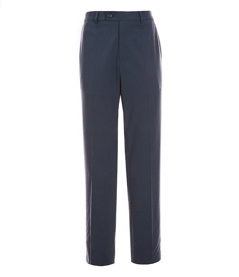 Perry Ellis Premium Tailored Flat Front Glen Plaid Pattern Dress Pants