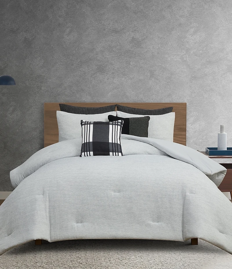 Perry Ellis Shally Subtle Stitched Mini Comforter Set