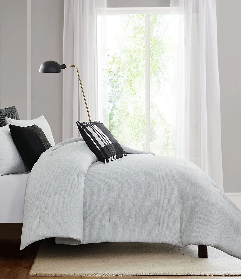 Perry Ellis Shally Subtle Stitched Mini Comforter Set