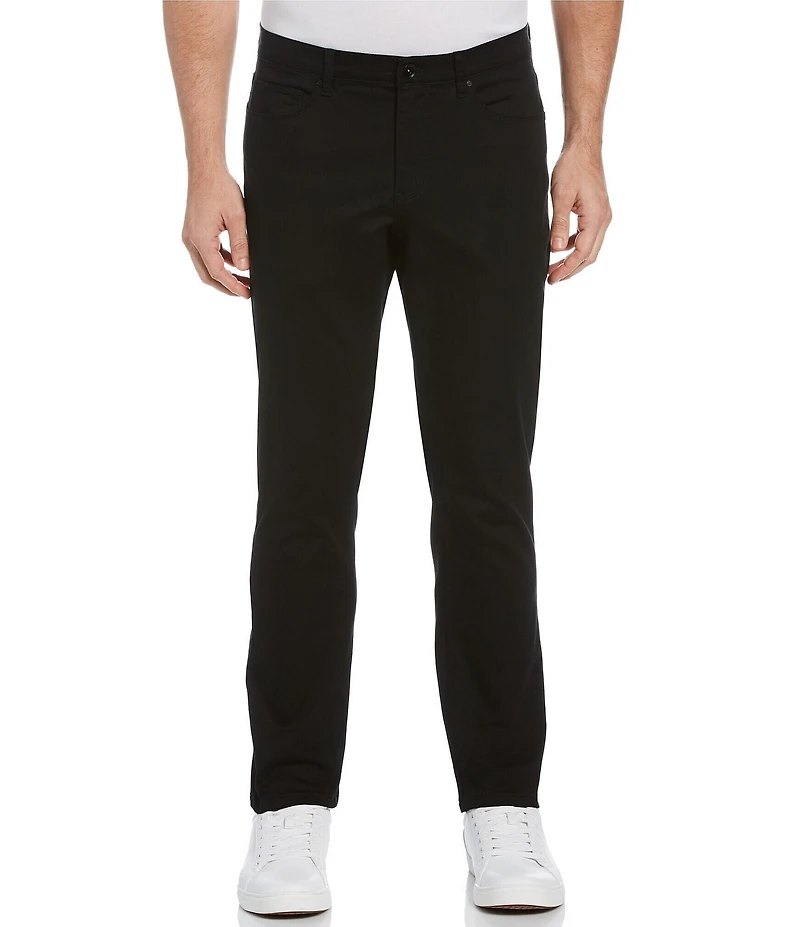 Perry Ellis Slim Fit Flat Front 5-Pocket Stretch Pants