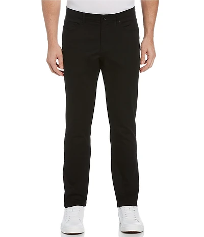 Perry Ellis Slim Fit Flat Front 5-Pocket Stretch Pants