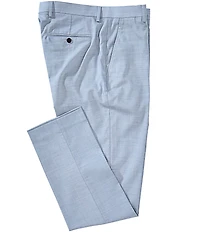 Perry Ellis Slim Fit Flat Front Tropical Pants