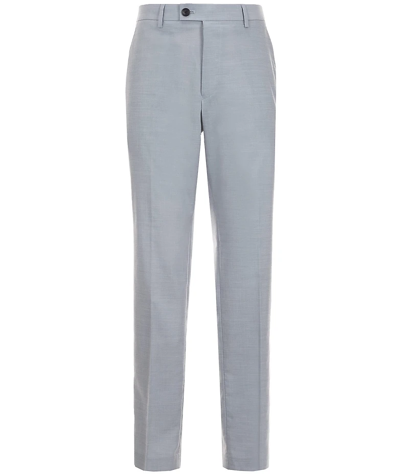 Perry Ellis Slim Fit Flat Front Tropical Pants