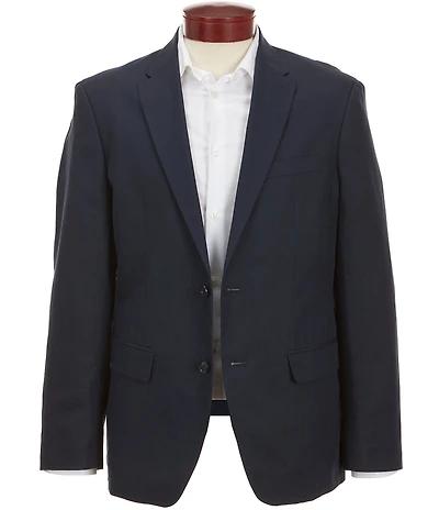 Perry Ellis Slim Fit Linen Herringbone Suit Separates Jacket