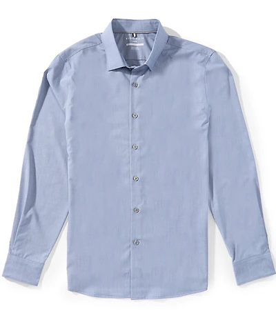 Perry Ellis Slim Fit Long Sleeve Woven Shirt