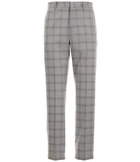 Perry Ellis Slim Fit Ombre Plaid Suit Separates Dress Pants