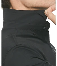 Perry Ellis Slim-Fit Performance Stretch Solid Long Sleeve Woven Shirt