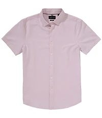 Perry Ellis Slim Fit Seersucker Performance Stretch Short Sleeve Woven Shirt