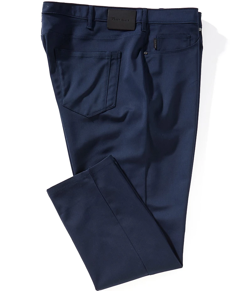 Perry Ellis Slim Fit Stretch 5-Pocket Pants
