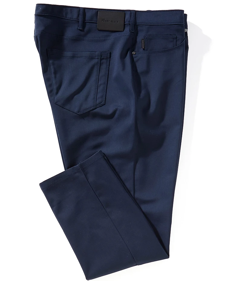 Perry Ellis Slim Fit Stretch 5-Pocket Pants