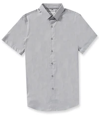 Perry Ellis Slim Fit Stretch Short Sleeve Woven Shirt