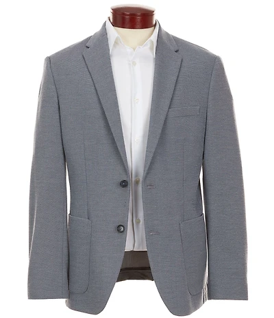Perry Ellis Slim Fit Stretch Unlined Textured Blazer