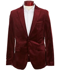 Perry Ellis Slim Fit Velvet Blazer