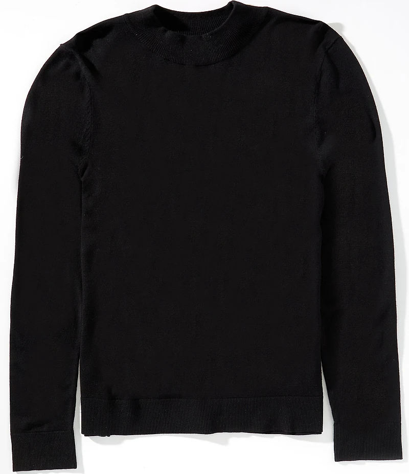 Perry Ellis Solid Mock Neck Sweater