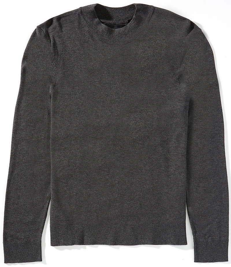 Perry Ellis Solid Mock Neck Sweater