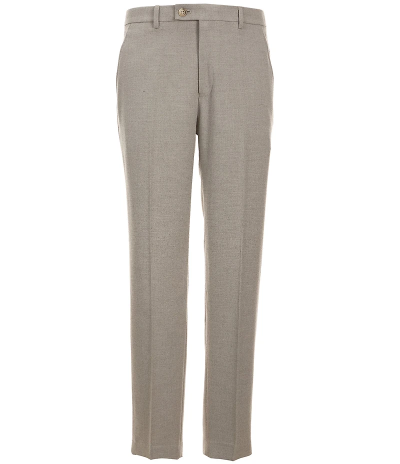 Perry Ellis Solid Tailored Flannel Pants