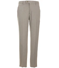 Perry Ellis Solid Tailored Flannel Pants