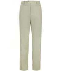 Perry Ellis Tailored Fit Flat Front Crosshatch Textured Twill Pants