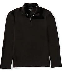 Perry Ellis Textured Quarter-Zip Pullover