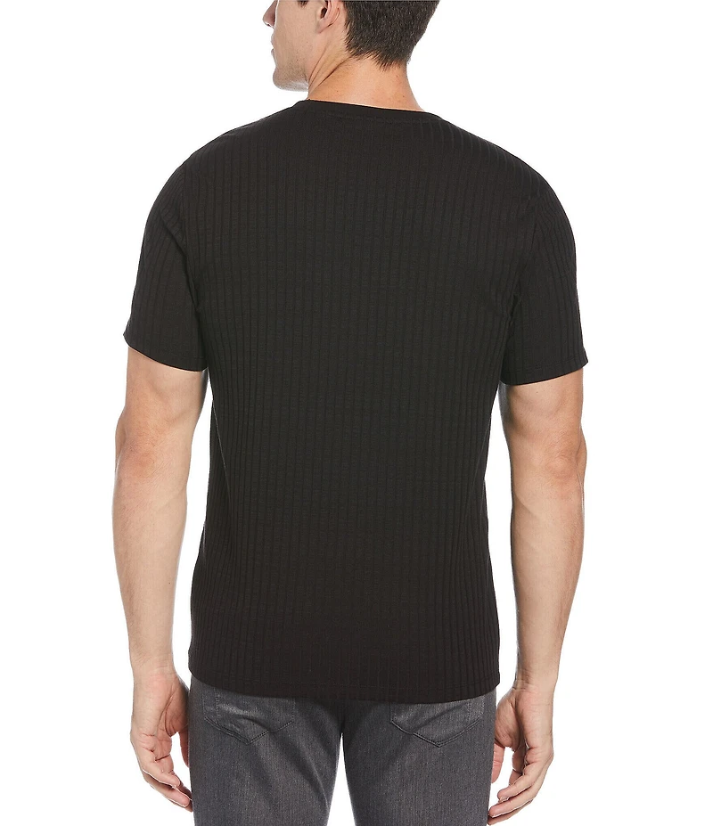Perry Ellis Textured Short Sleeve T-Shirt