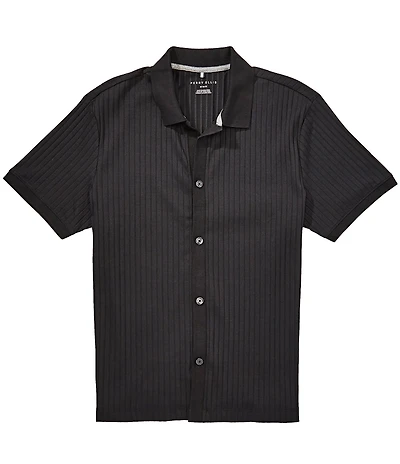 Perry Ellis Textured Short Sleeve Woven Shirt