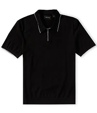 Perry Ellis Tipping Short Sleeve Polo Shirt