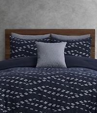 Perry Ellis Venice Subtle Stitched Texture Decorative Square Pillow
