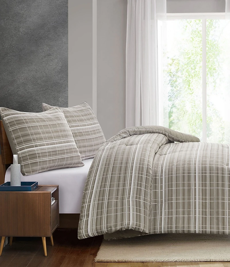Perry Ellis Wilde Plaid Comforter Mini Set