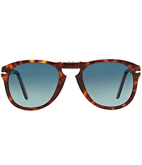 Persol Men's PO0714 Havana 54mm Aviator Polarized Sunglasses