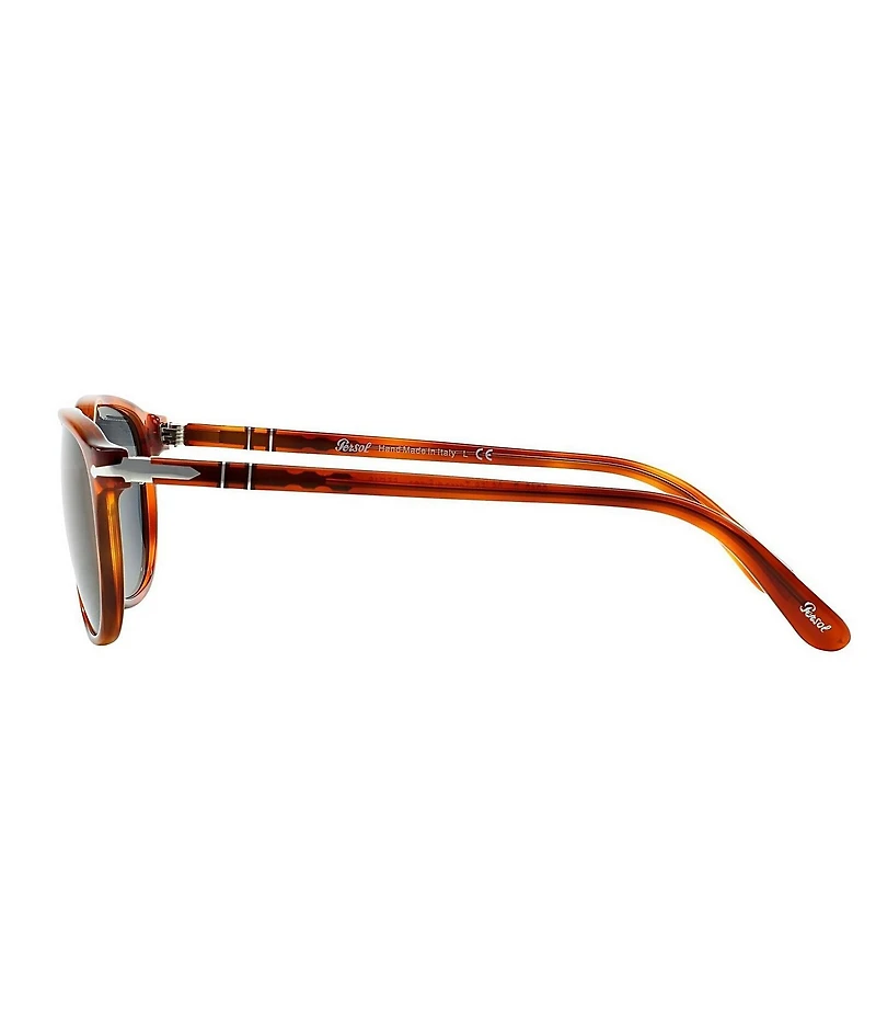 Persol Men's PO3019S Tortoise 52mm Square Sunglasses