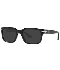 Persol Men's PO3272S 53mm Rectangle Polarized Sunglasses