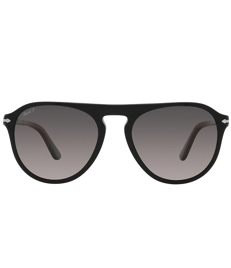 Persol Men's PO3302S 55mm Aviator Polarized Sunglasses