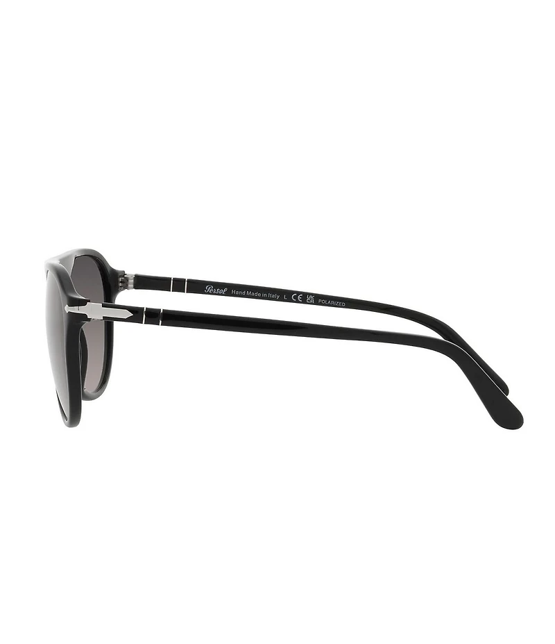 Persol Men's PO3302S 55mm Aviator Polarized Sunglasses