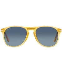 Persol Men's PO9649S 52mm Aviator Polarized Sunglasses