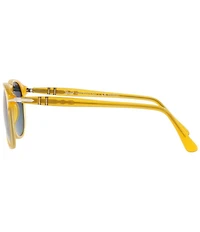 Persol Men's PO9649S 52mm Aviator Polarized Sunglasses