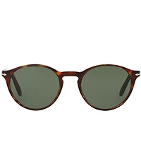 Persol Unisex PO3092SM 50mm Havana Round Sunglasses