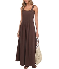Petal & Pup Alandra Square Neck Sleeveless A-Line Maxi Dress