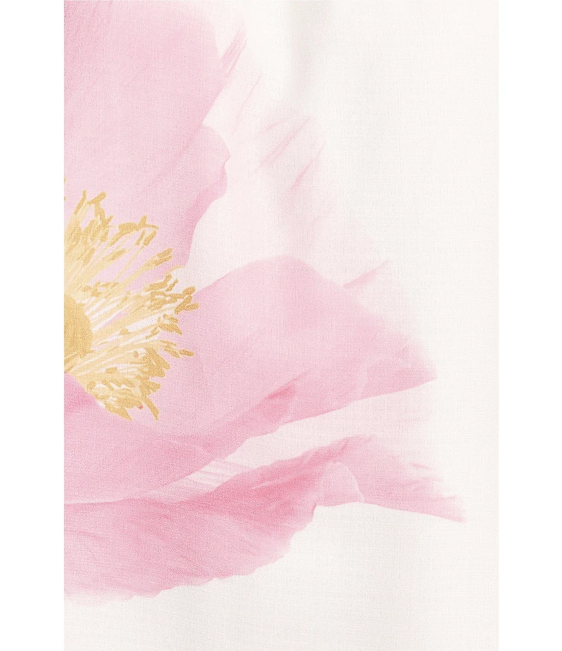 Petal & Pup Charlize Floral Motif One Shoulder Chamise Maxi Dress