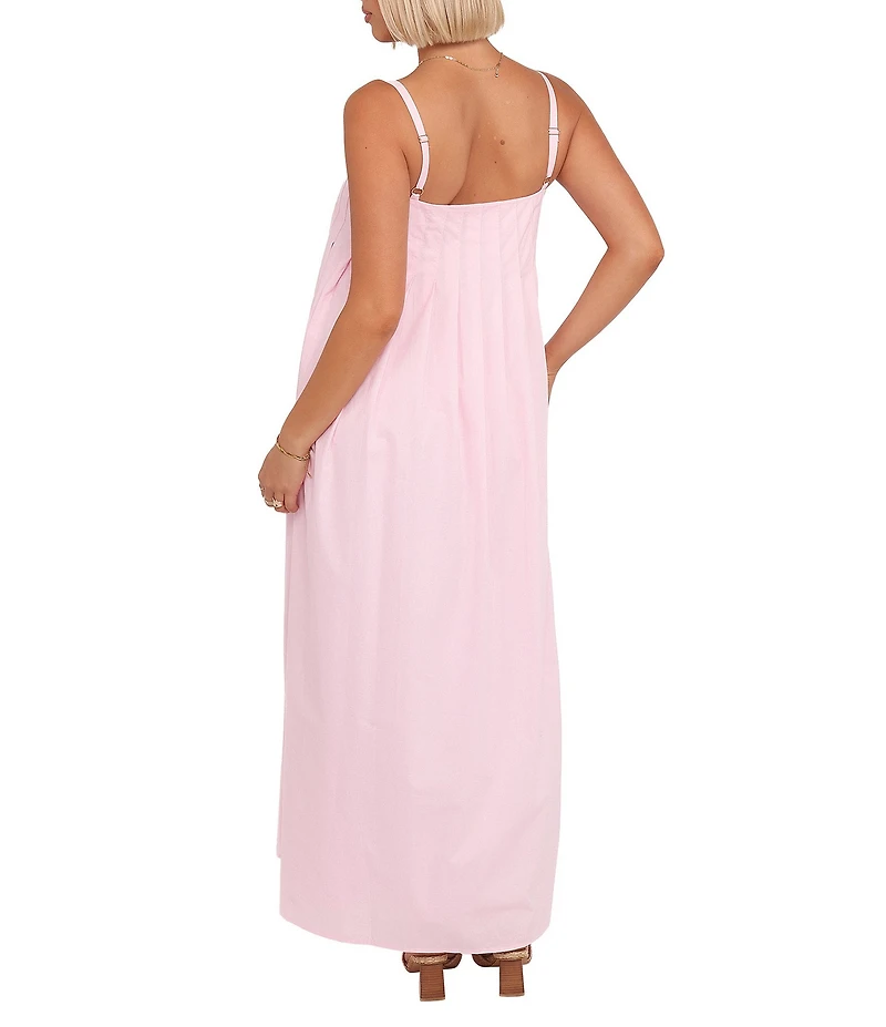 Petal & Pup Conrfu Square Neck Sleeveless Maxi Dress