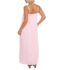 Petal & Pup Conrfu Square Neck Sleeveless Maxi Dress