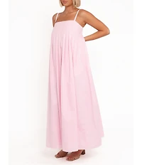 Petal & Pup Conrfu Square Neck Sleeveless Maxi Dress
